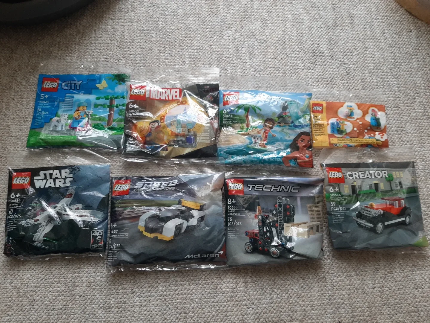 New LEGO Sets - City, Marvel, Star Wars, Creator $15 each