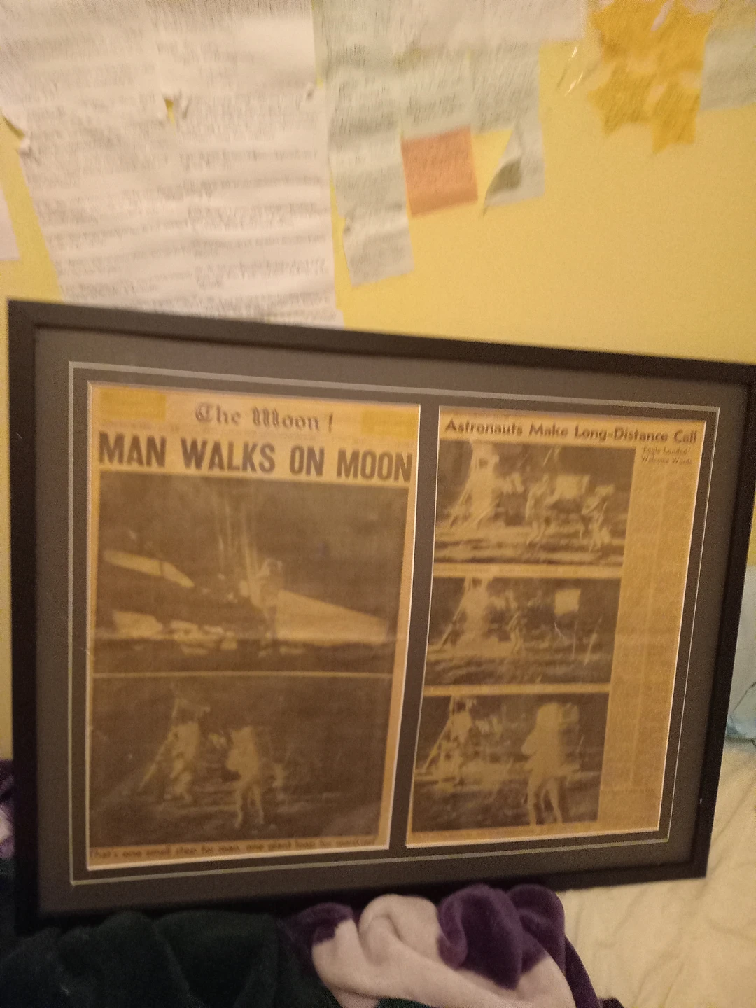 Man on Moon Vancouver Sun Newspaper