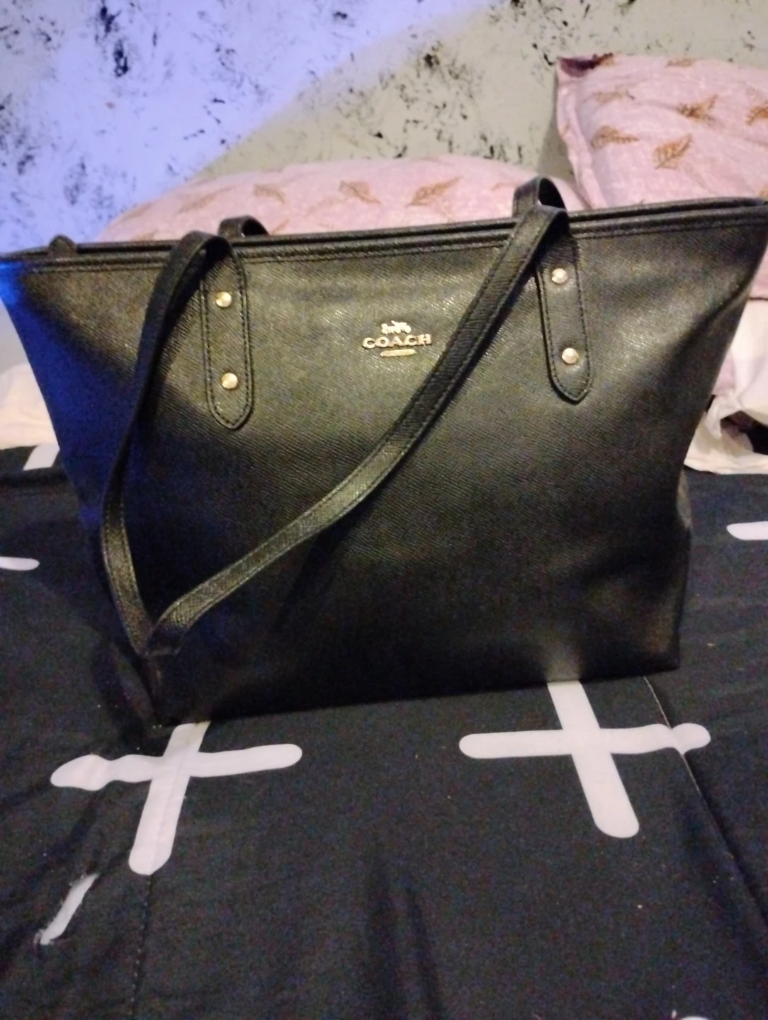 Coach Black Tote Bag