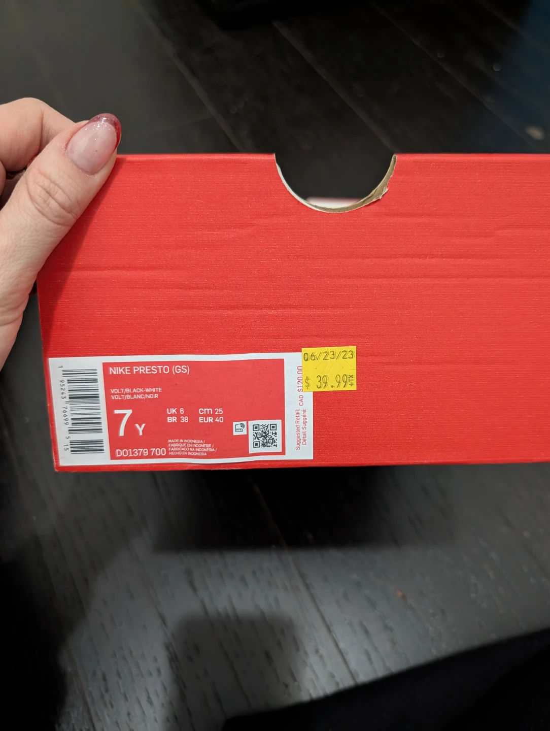 Nike Presto (GS) Size 7Y - photo 4