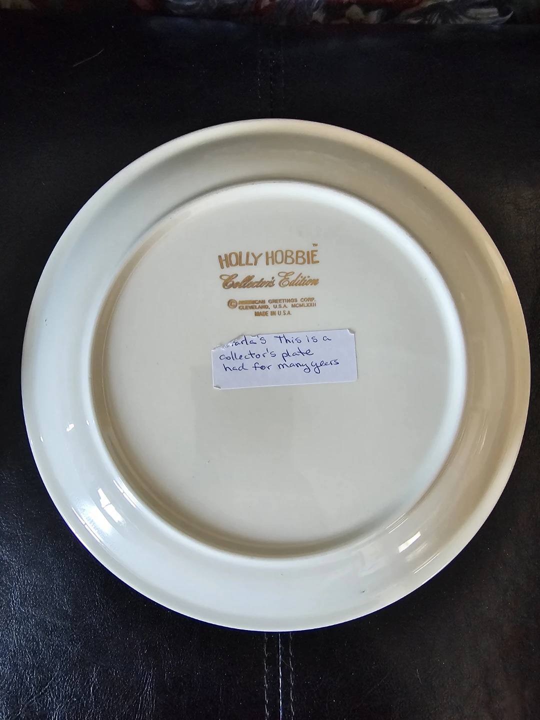 Holly Hobbie Collector's Edition Plate - photo 2