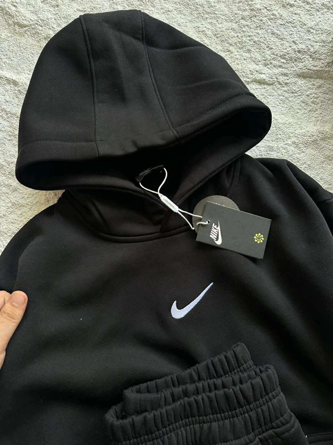 Nike Black Hoodie & Sweatpants Set - photo 2