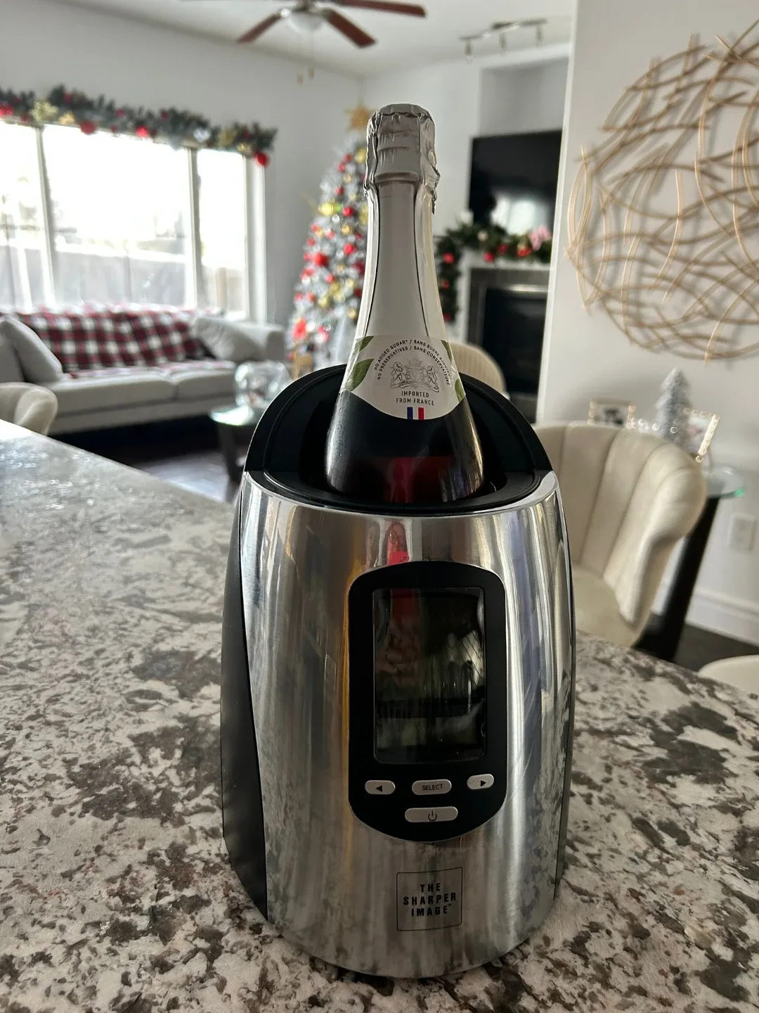 The Sharper Image Adjustable Wine Chiller