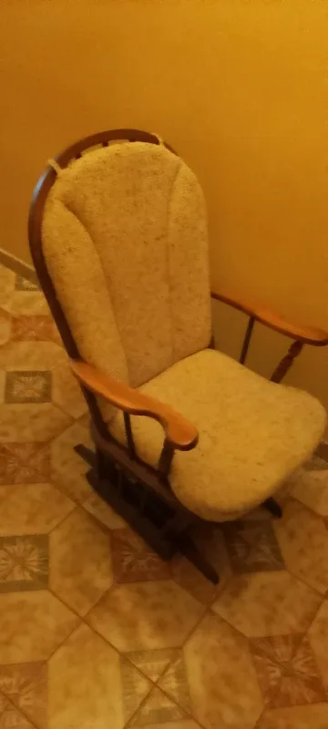 Gliding Rocking Chair - Cream/Beige image indicator(2)