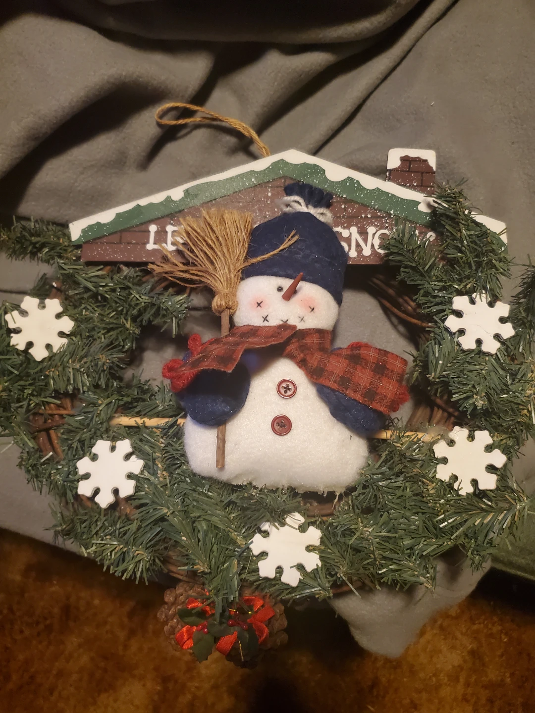 Snowman Wreath Decoration