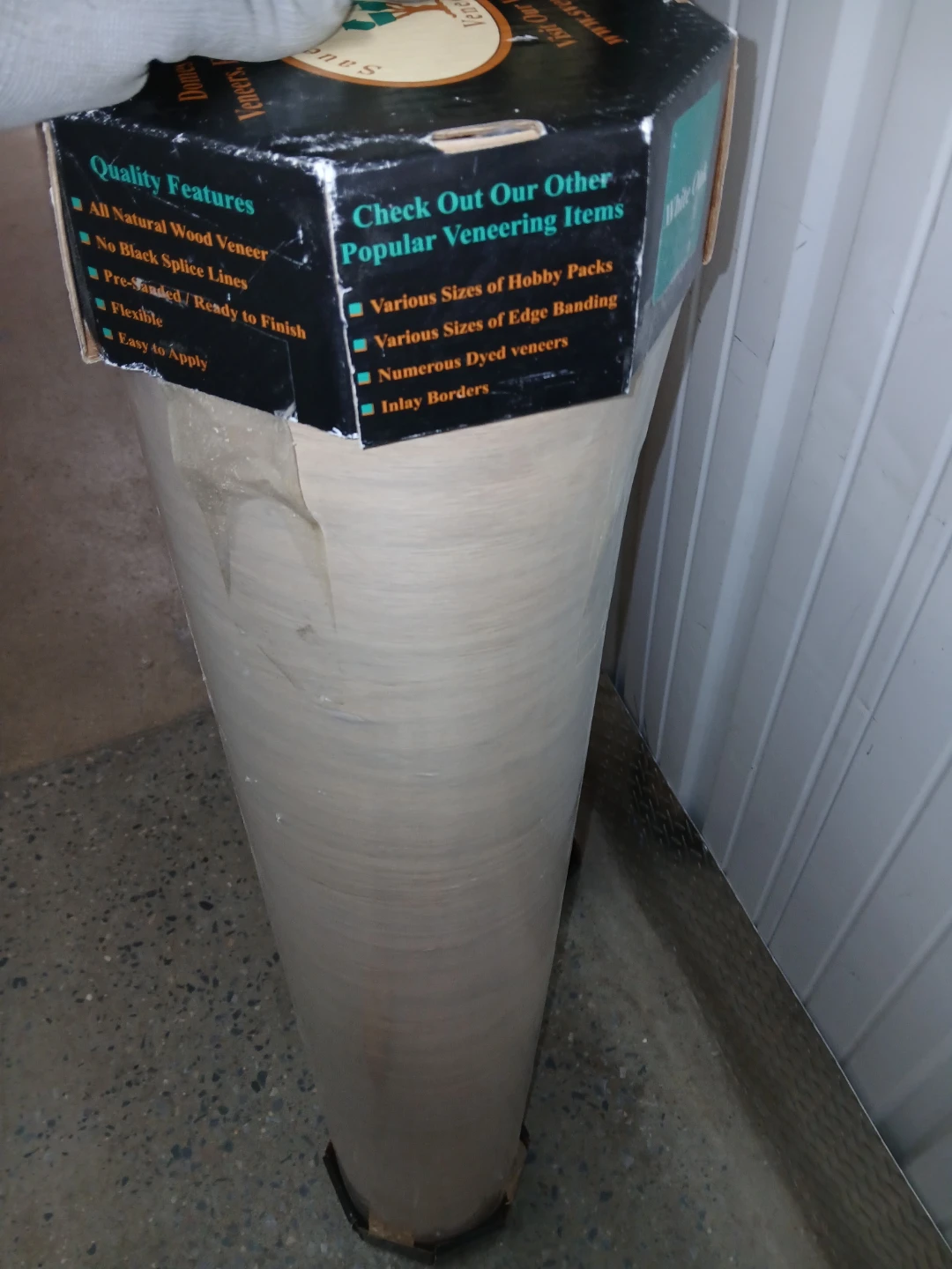 Sauers & Company White Oak Wood Veneer Roll