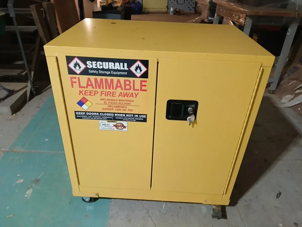 SECORALL Yellow Storage Cabinet - 36" x 42" image indicator(10)