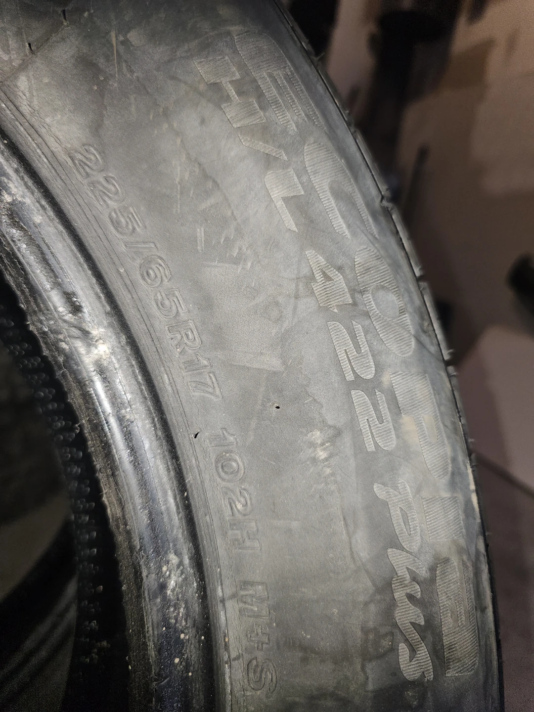 225/65/R17 Bridgestone ecopia all season tires full set - photo 3
