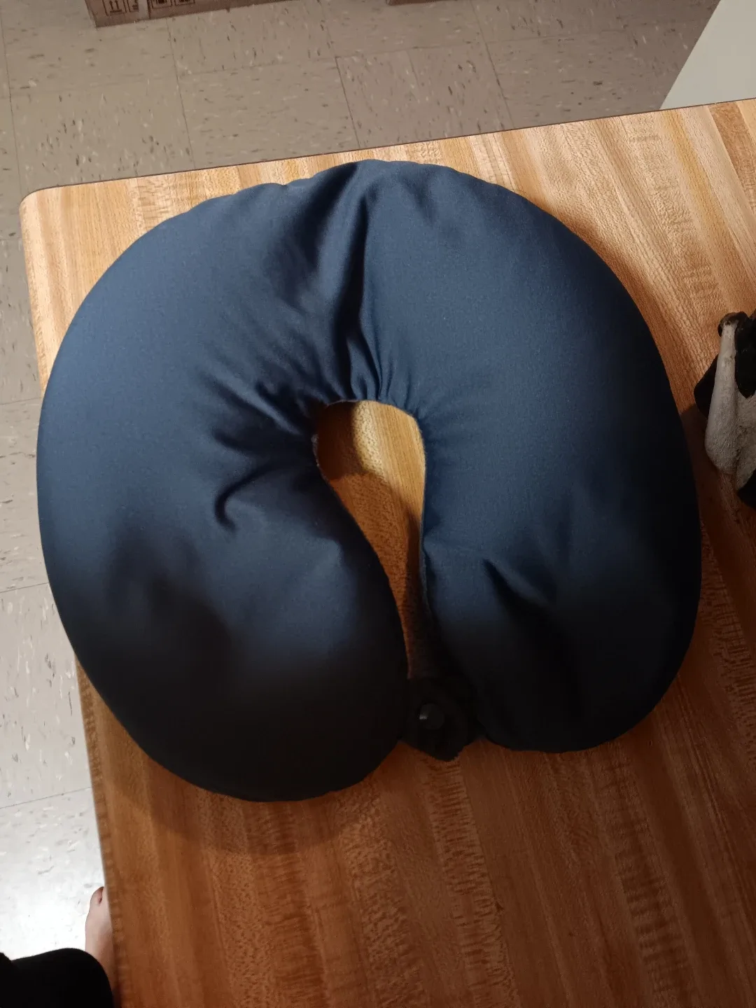 Gray Travel Neck Pillow"#Cleanout