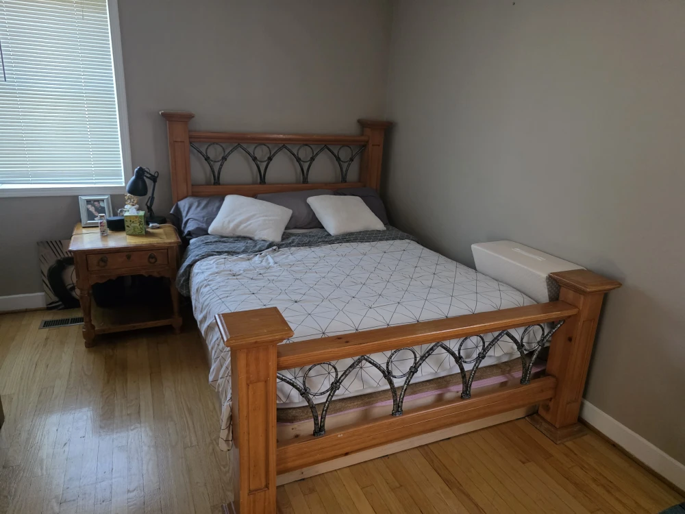 Wooden Bedroom Set - Dresser, Nightstand, Bed Frame