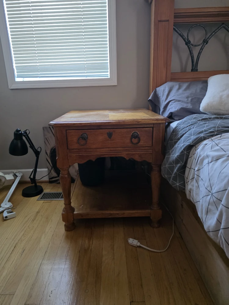 Wooden Bedroom Set - Dresser, Nightstand, Bed Frame - photo 3