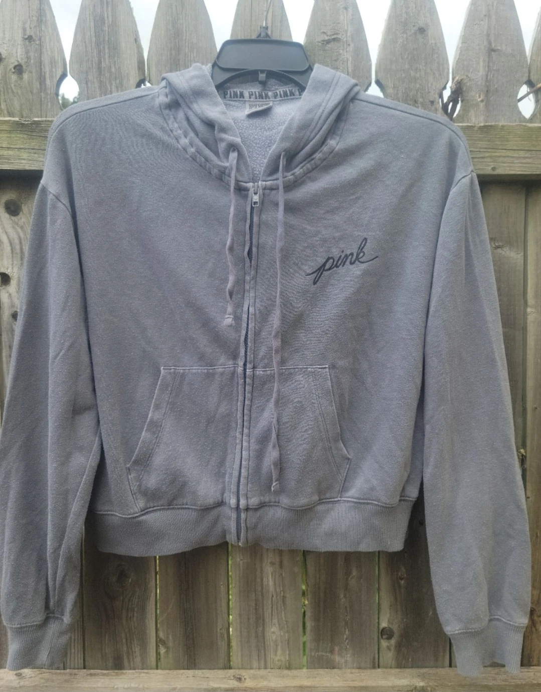Victoria's Secret PINK Gray Hoodie Size M