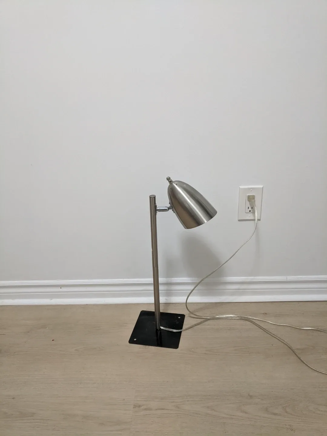 Silver Desk Lamp