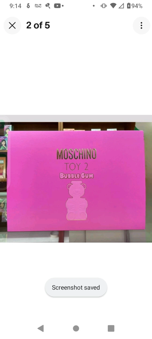 Beautiful "Moschino Toy 2 Bubble Gum Perfume