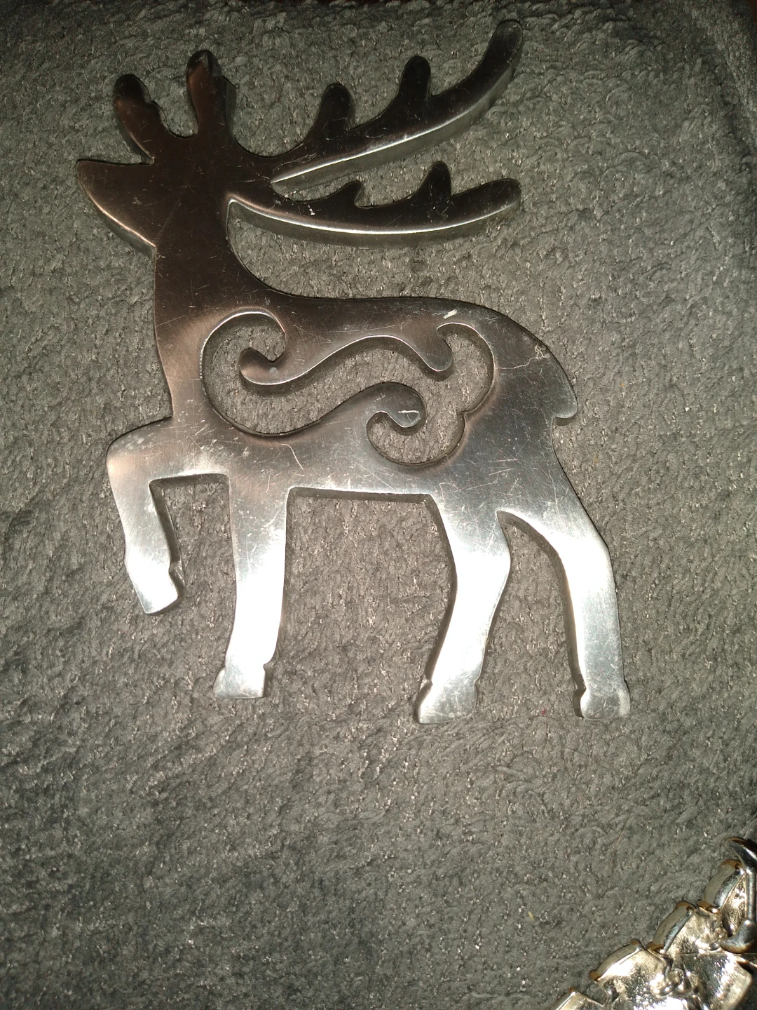 Beautiful designer reindeer ornament - photo 3