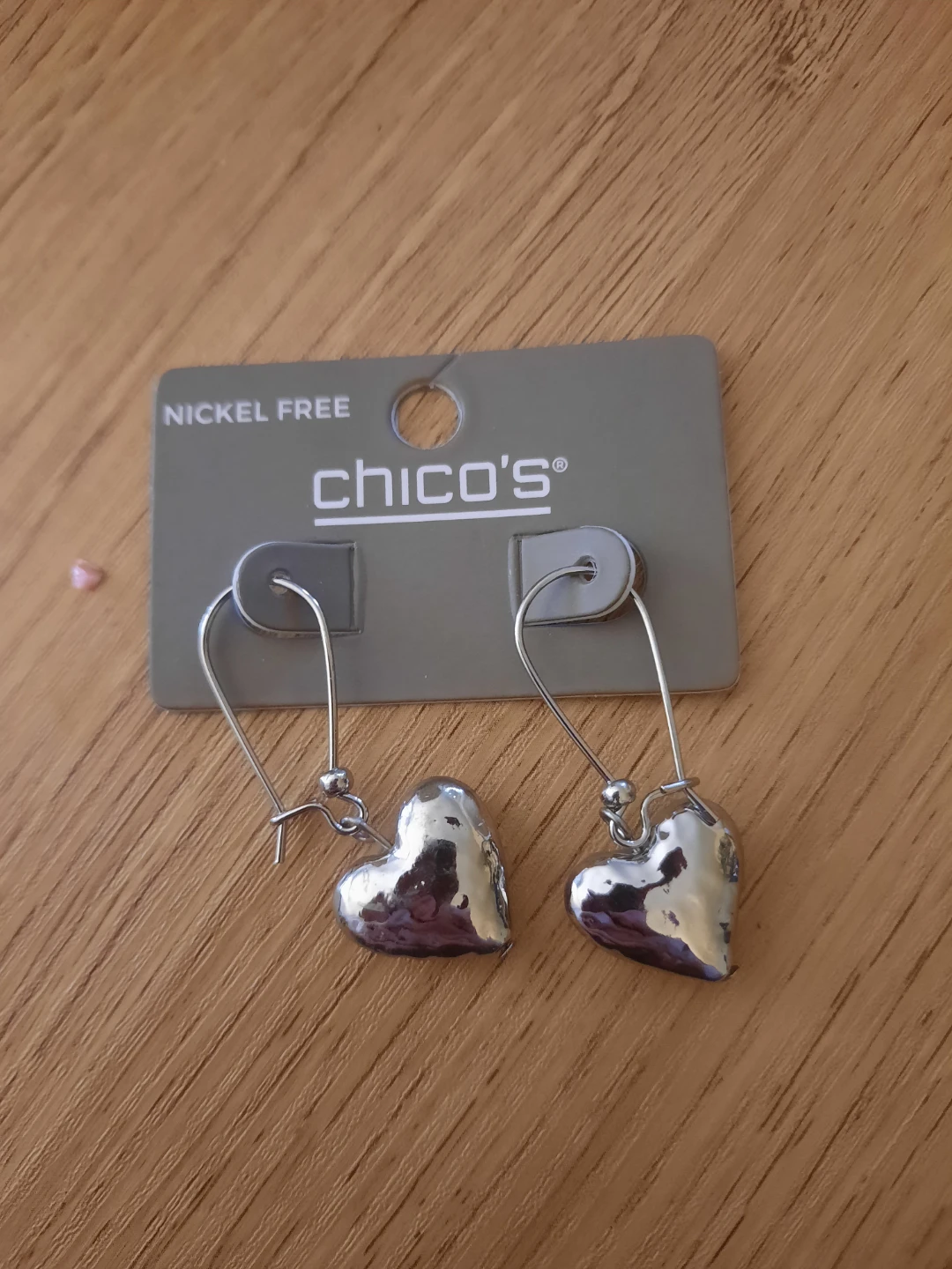 Chico's Heart Drop Earrings  pick up in st.albert