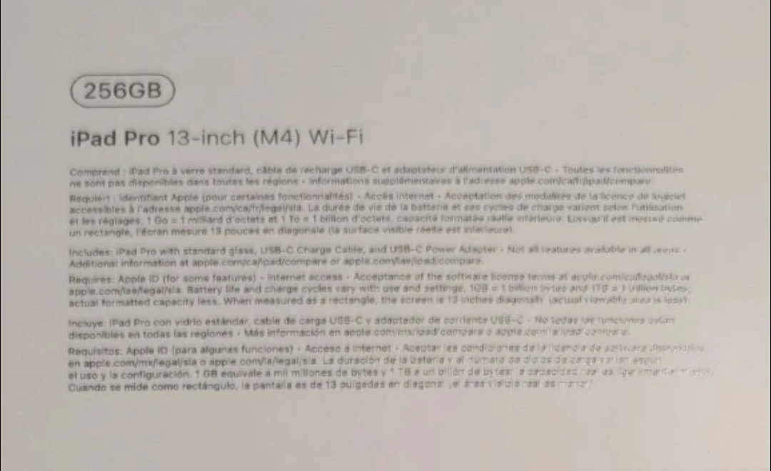 Apple iPad Pro 13-inch (M4) Wi-Fi 256GB - New! - photo 2