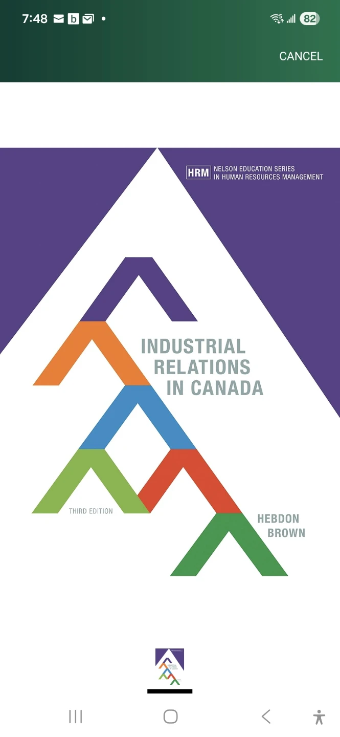 Industrial Relations in Canada, Third Edition