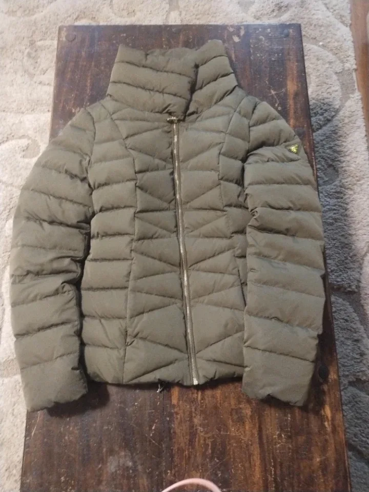 Guess Olive Green Puffer Jacket