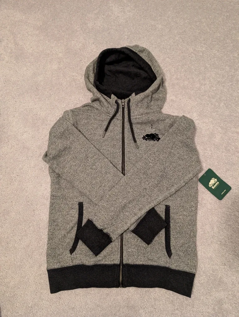 Roots Salt & Pepper Full Zip Hoodie