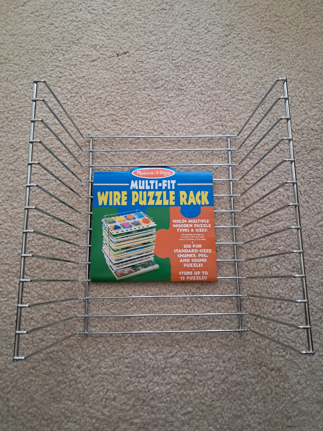 Melissa & Doug Multi-Fit Wire Puzzle Rack - photo 2