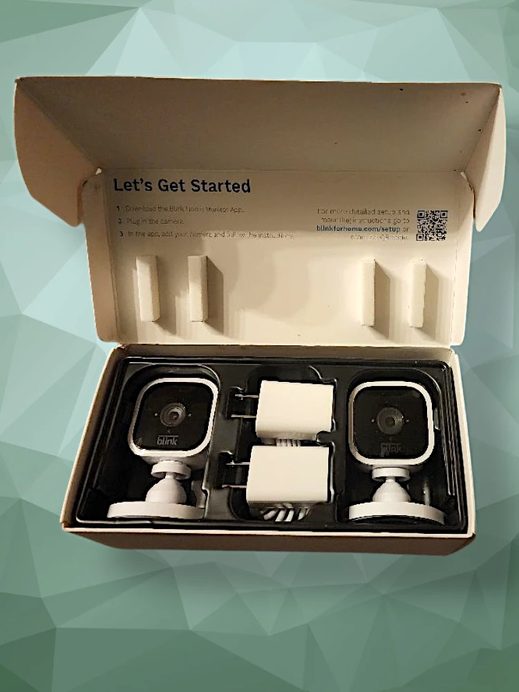 Blink Mini Indoor Plug-In HD Smart Security Camera -2 pack  New