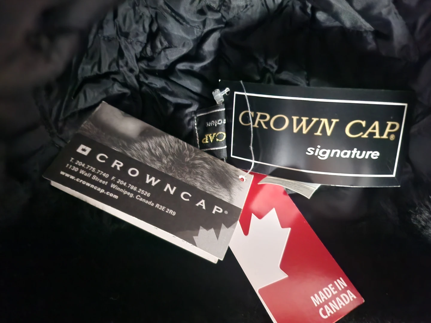 Crown Cap Signature Trapper Hat - Black - photo 2
