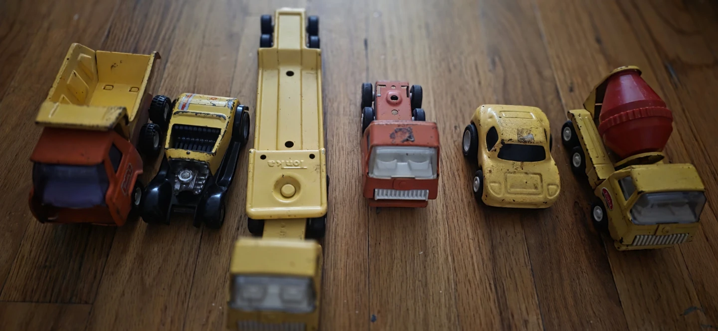 Vintage Tonka Metal Toy Trucks