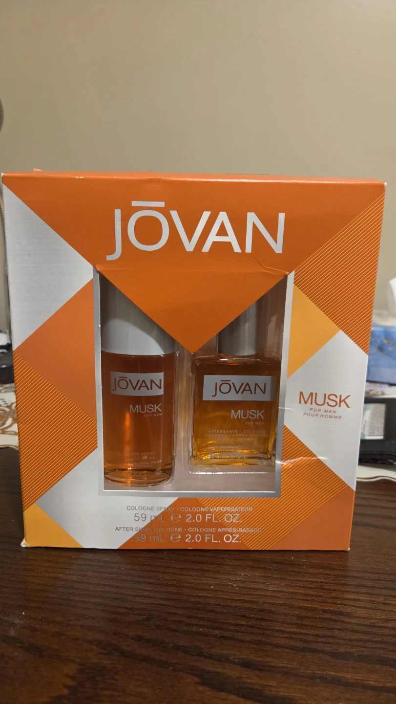 JOVAN Musk Cologne & Aftershave Set