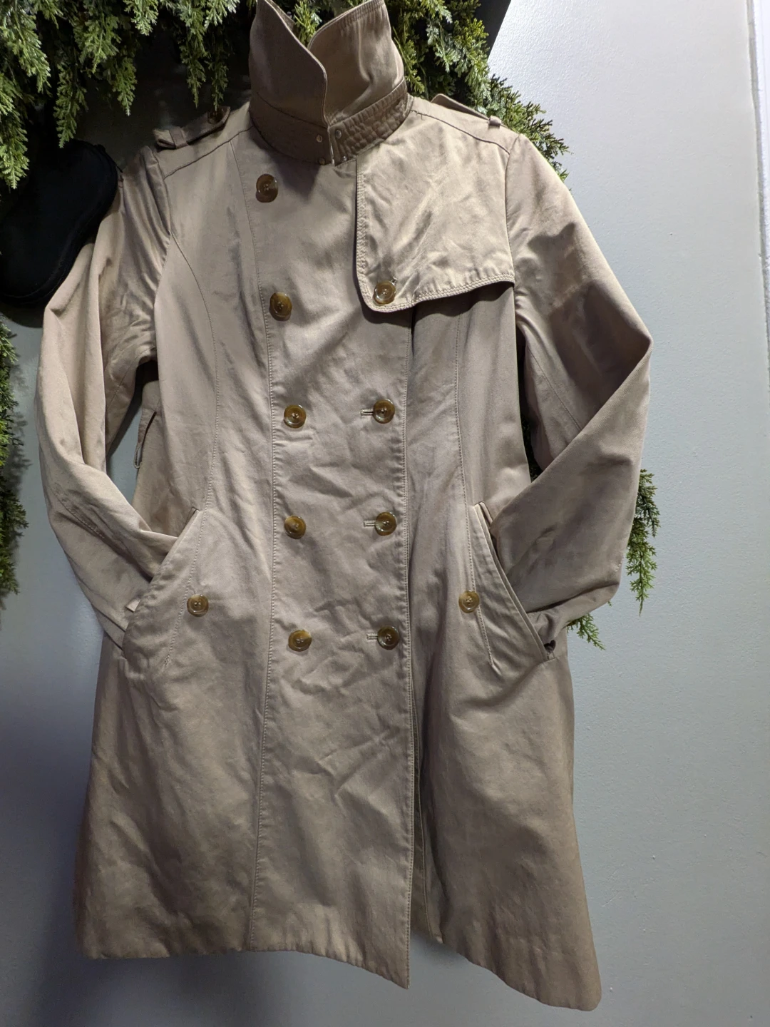 Soup Beige Trench Coat