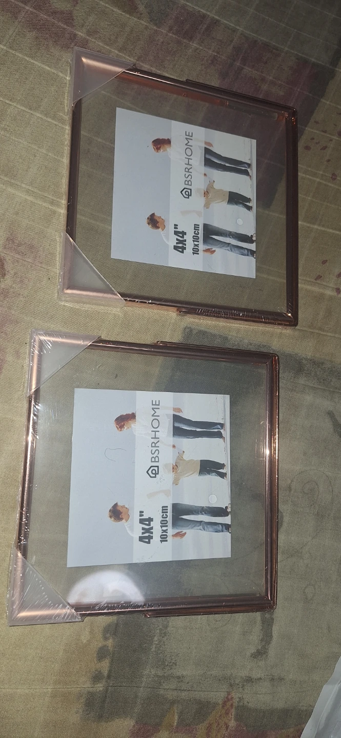 New BSR HOME 4x4" Rose Gold Picture Frames (Set of 2) - photo 2