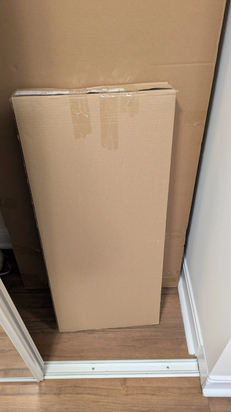 Boxed Item ikea bed frame slattum