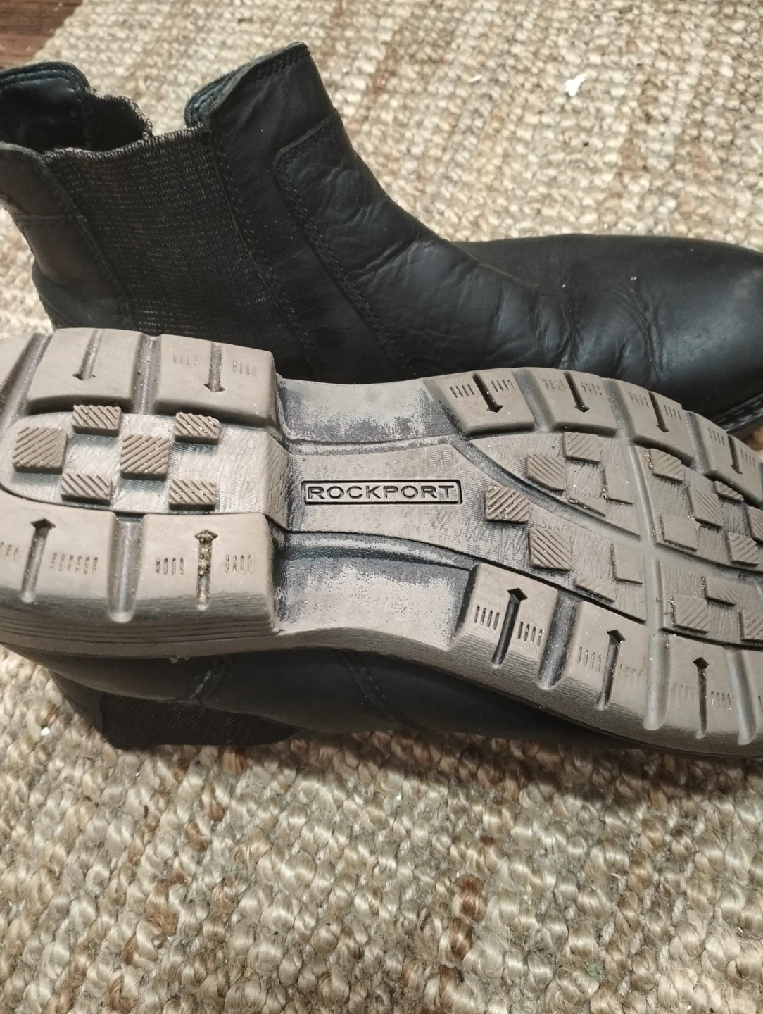 Rockport V81628 Men's Black Leather Boots - Size 9 - photo 3