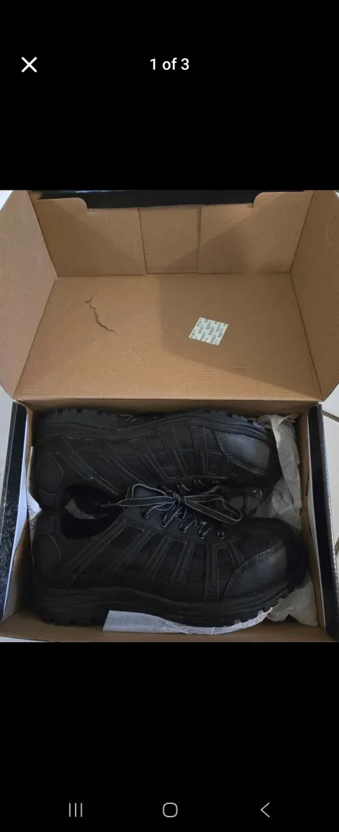 Workload Comfort X5 Women's Black Safety Shoes - Size 10