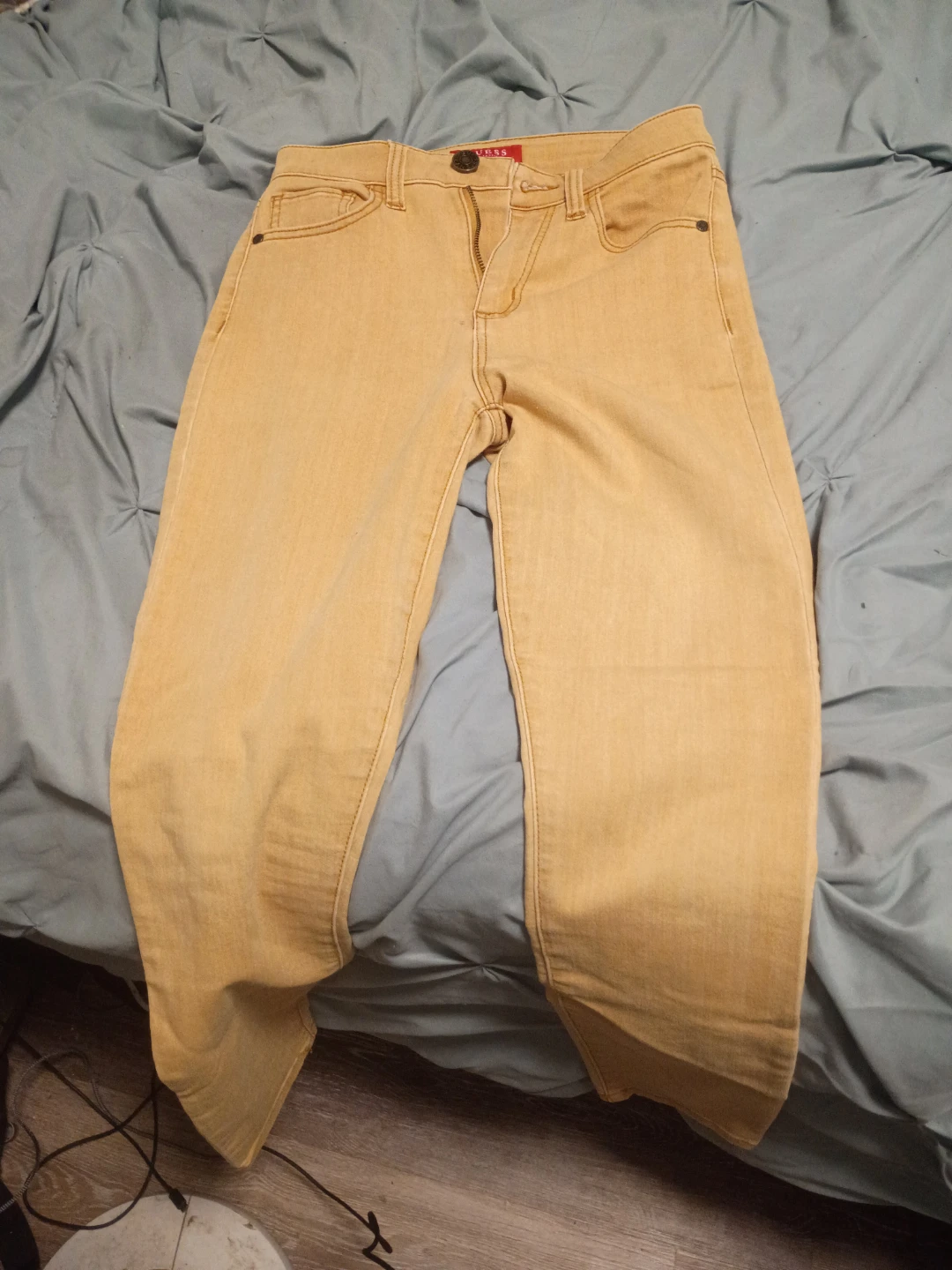 Guess Los Angeles Tan Jeans, Size 25 - photo 2