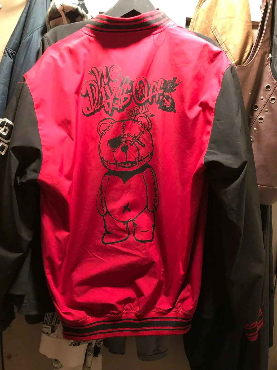 Seven Souls XL Varsity Jacket - Red & Black image indicator(5)