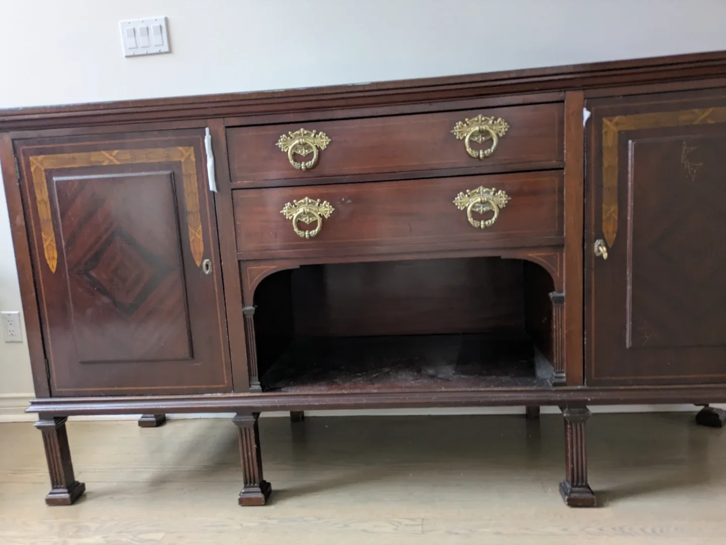 Antique Mahogany Sideboard