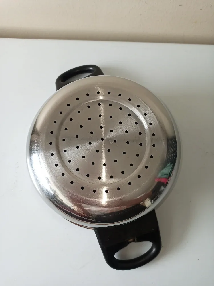 8¼" Stainless Steel Steamer Insert  #Cleanout image indicator(2)