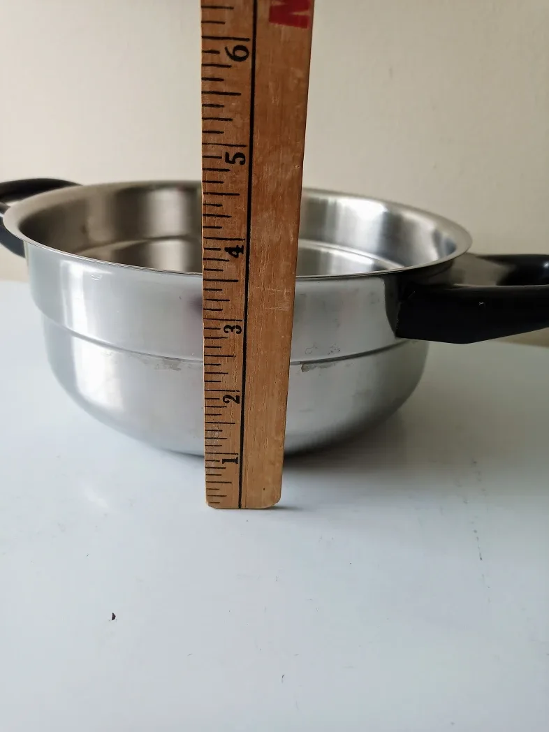 8¼" Stainless Steel Steamer Insert  #Cleanout image indicator(3)