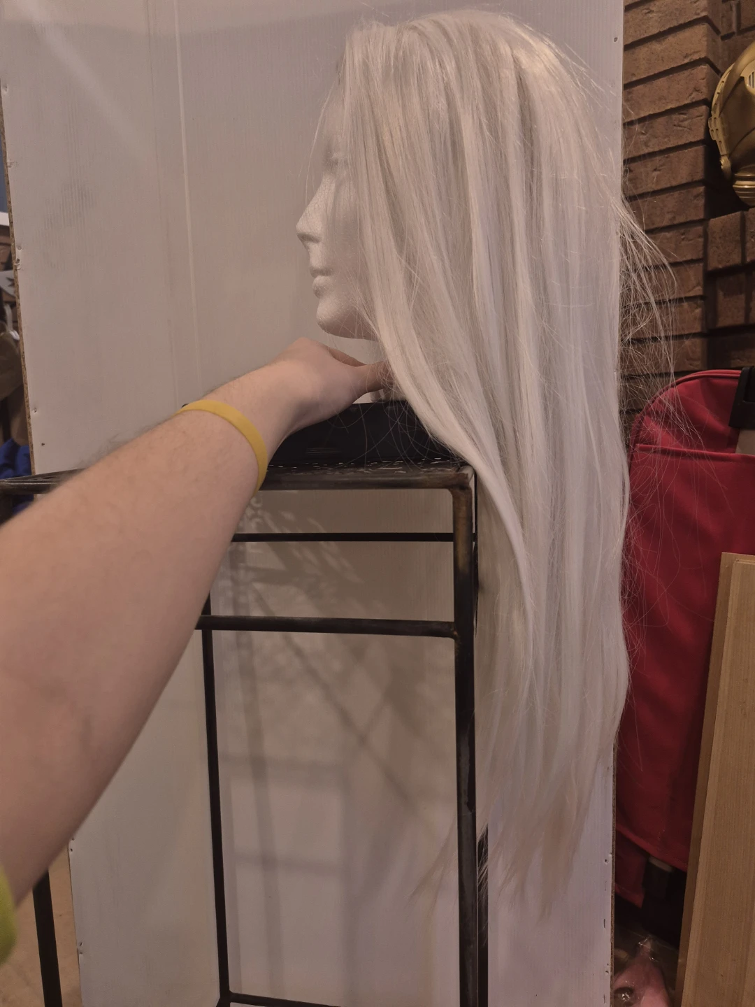 Long White Wig - photo 2