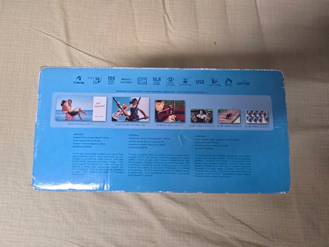 Canon SELPHY CP740 Compact Photo Printer - New in Box - photo 4