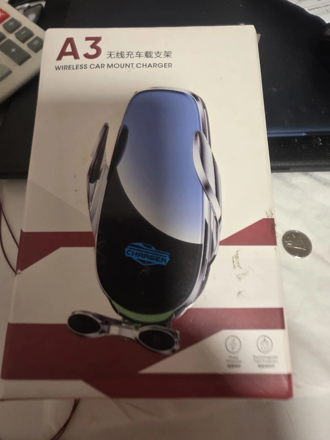 A3 Wireless Car Mount Charger - New in Box