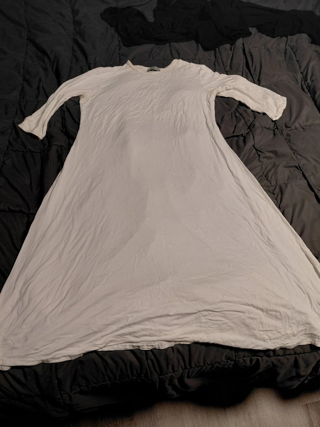 White Long Sleeve Dress