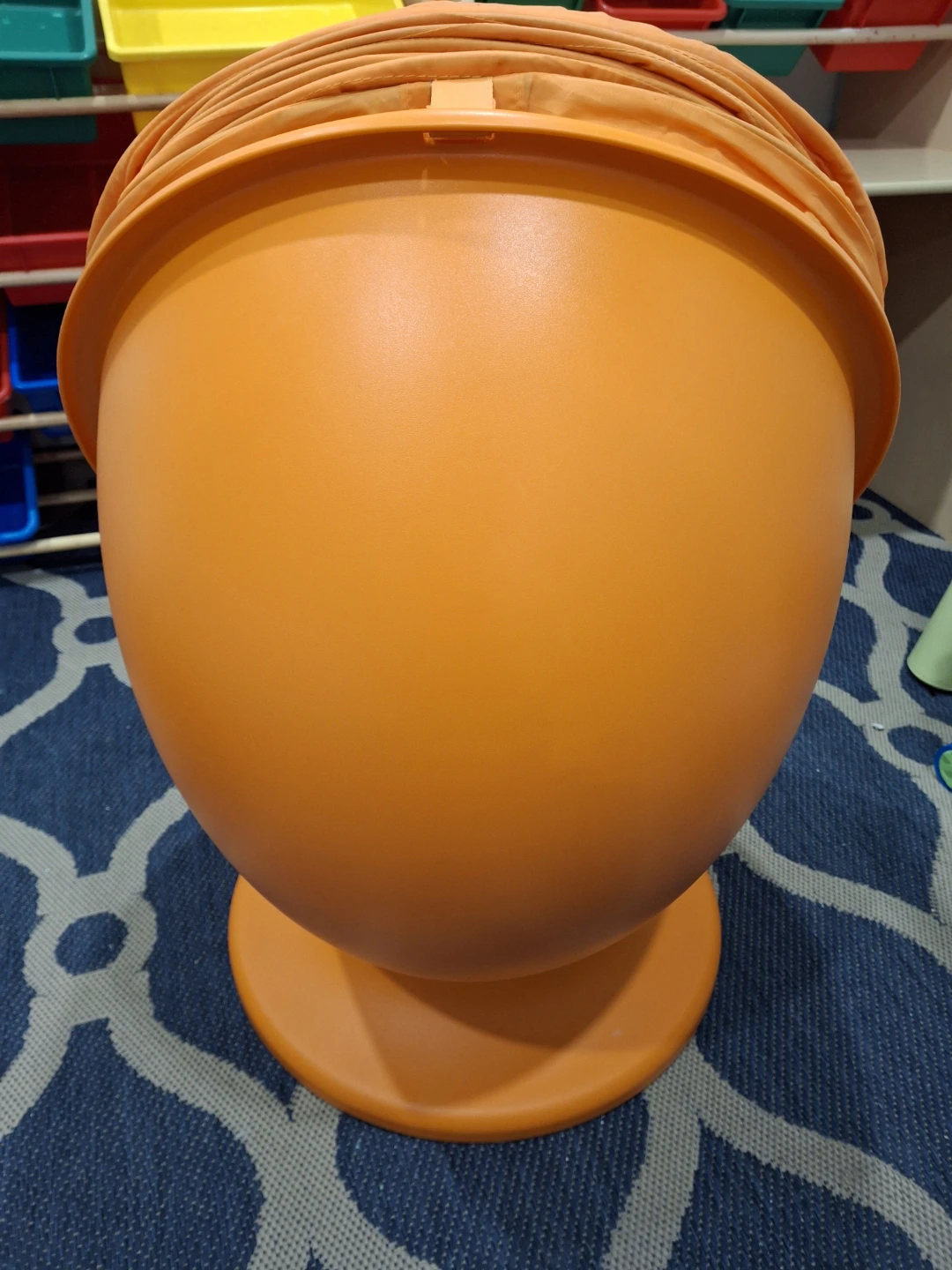 Kids Orange Pod Chair - photo 5