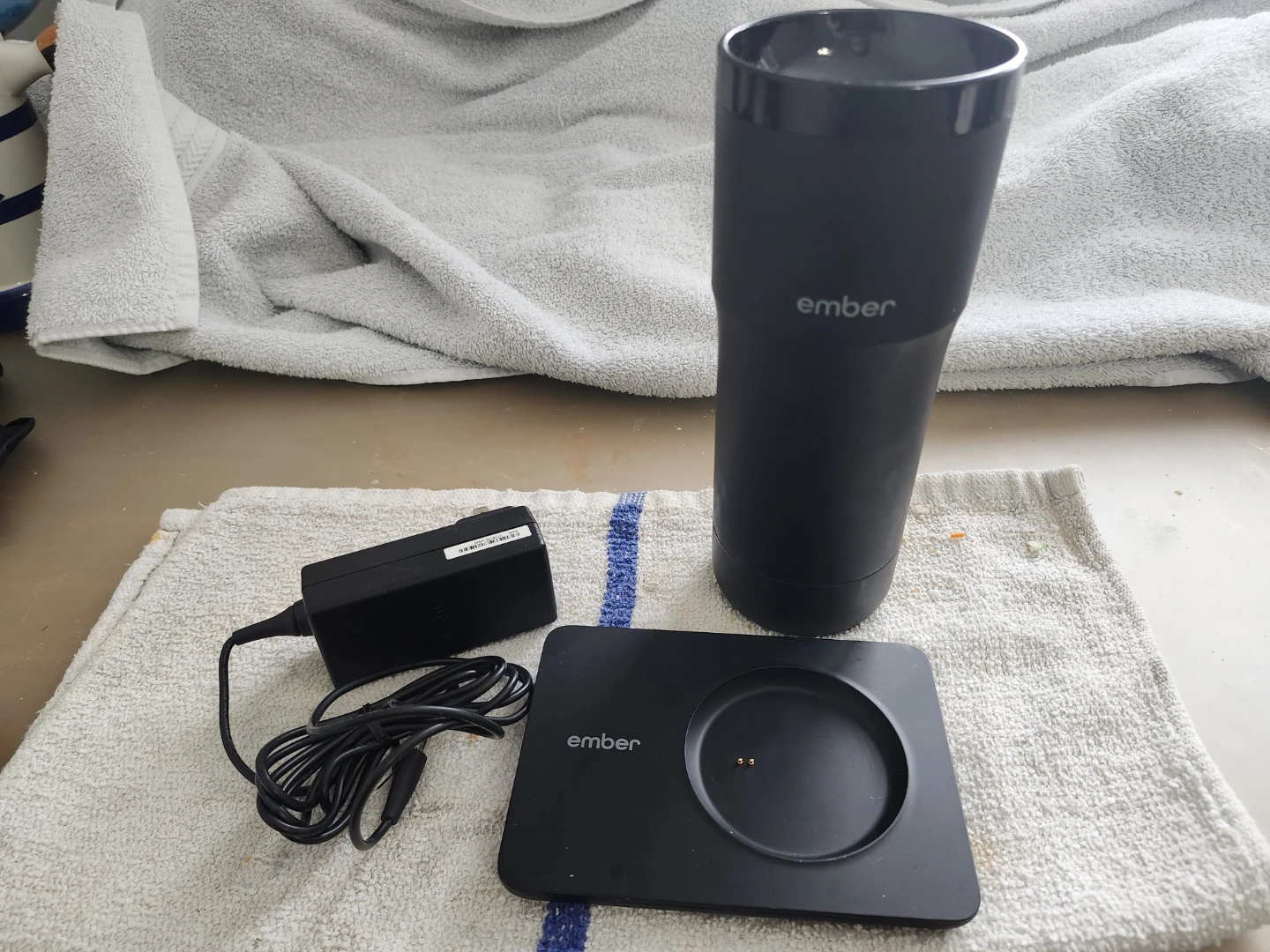 Ember Mug² Black 16oz with Charging Coaster