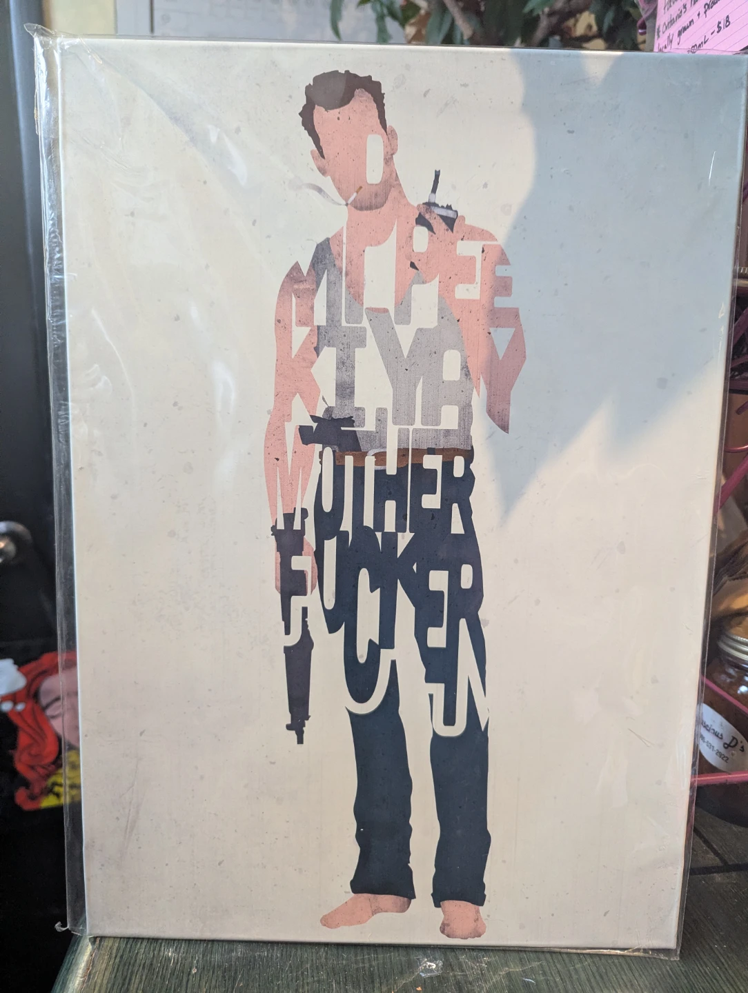 Displate 'Die Hard' Metal Poster