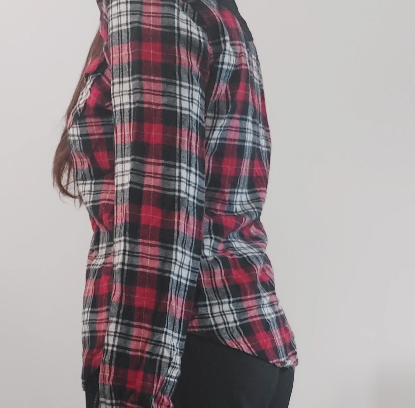 Red Plaid Flannel Shirt - photo 5