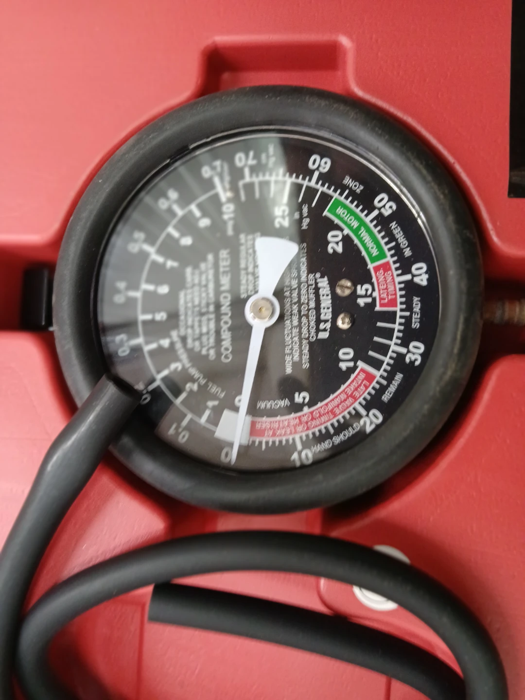 U.S. General Fuel Pump and Vacuum Gauge Tester 93547 - photo 3