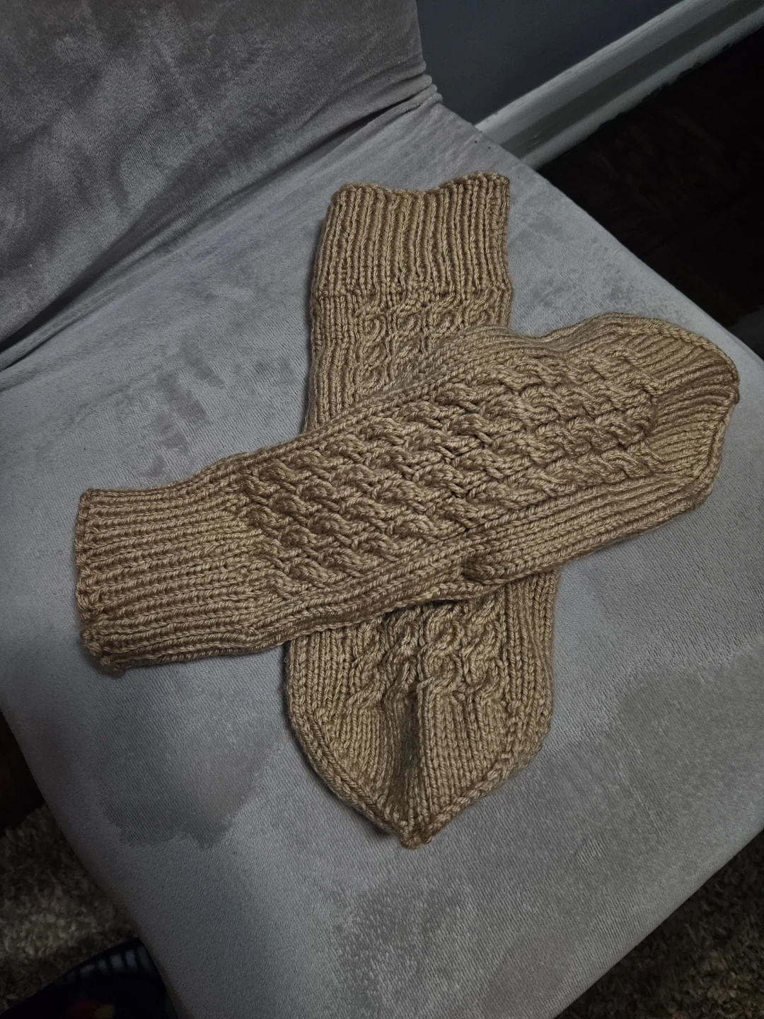 Hand-Knitted Wool Socks - Cozy & Warm