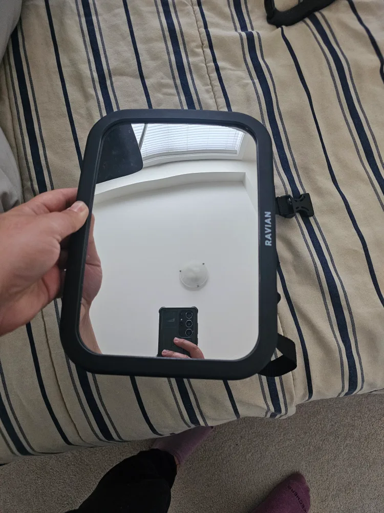 Ravian Baby Car Mirror - Black image indicator(3)